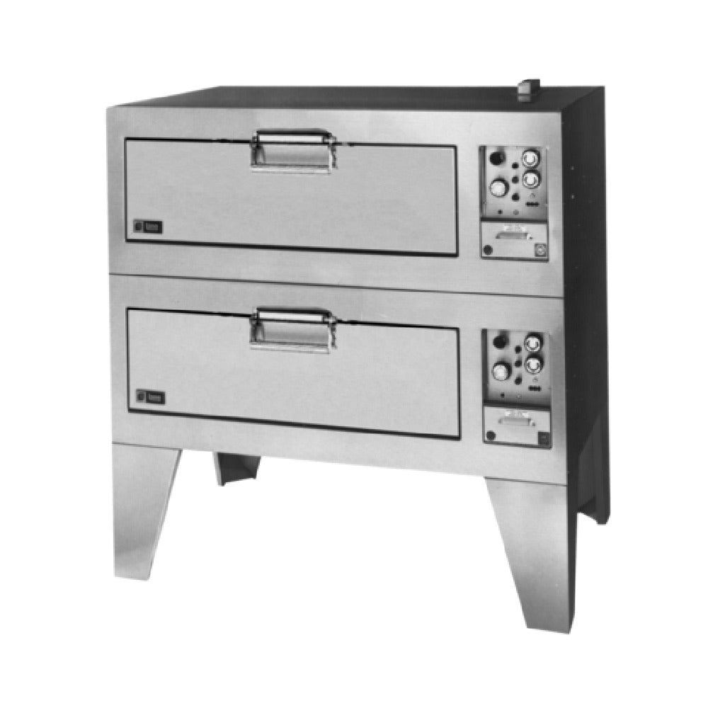 Lang DO54B2M Lang® Marine Deck-Type Bake Oven Electric Double 38"W X 30"D X 8" High Section