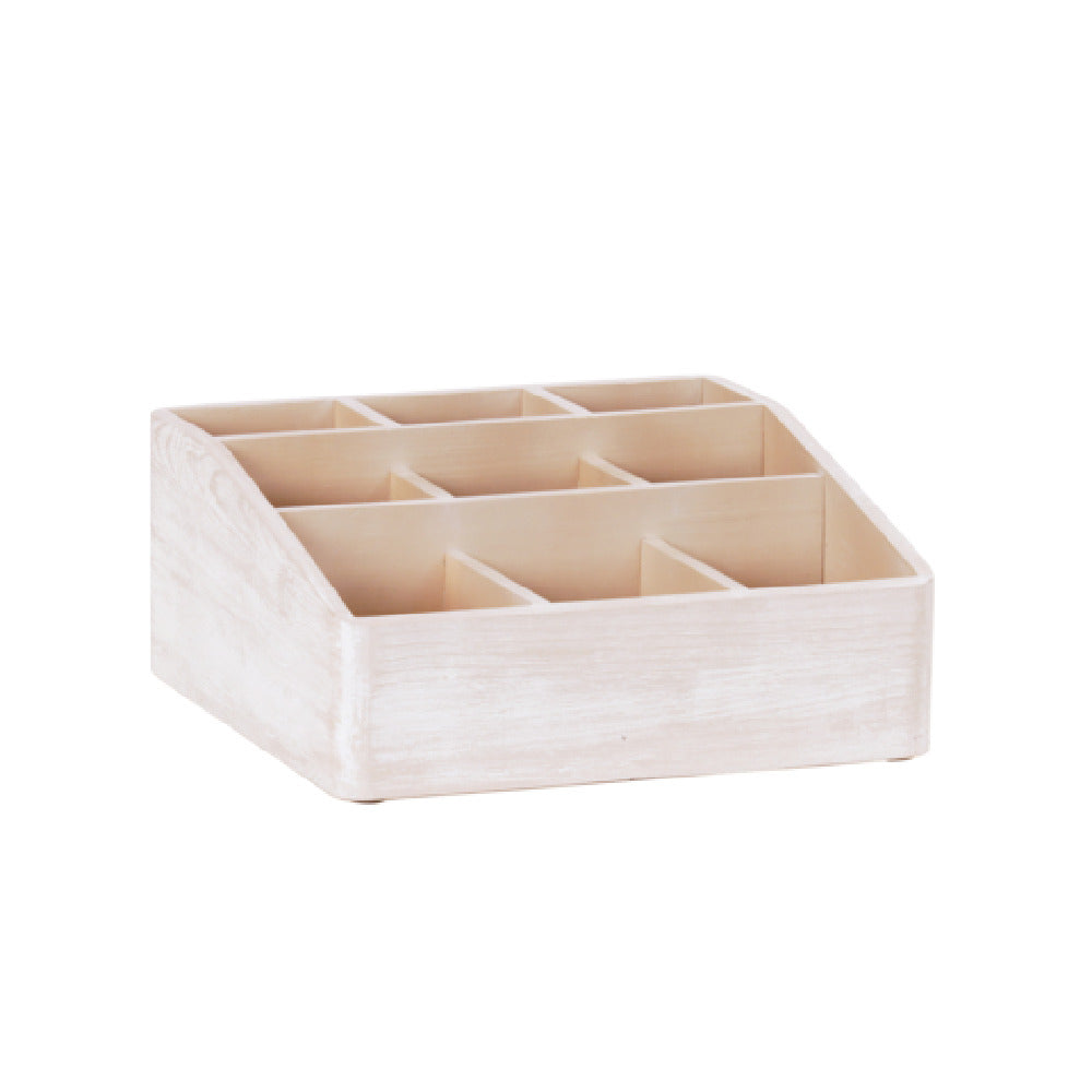 Cal Mil 22456-113 Condiment Display 12"W X 12"D X 5-1/2"H 9 Section