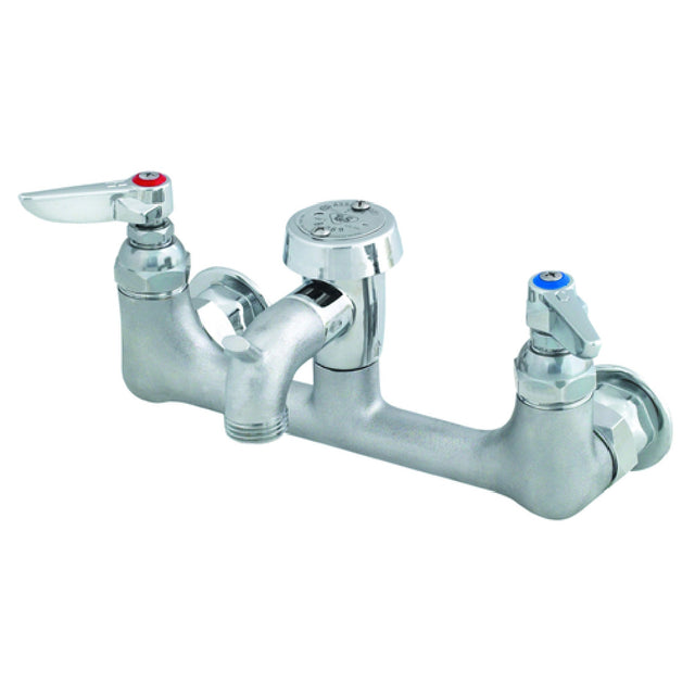 T&S Brass B-0674-RGH Service Sink Faucet 8" Centers 4-3/4" From Wall To Center Of Outlet