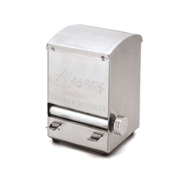 Alegacy Foodservice Products ALTD5 Toothpick Dispenser 4-1/2" 18/8 Stainless Steel (individually Boxed)