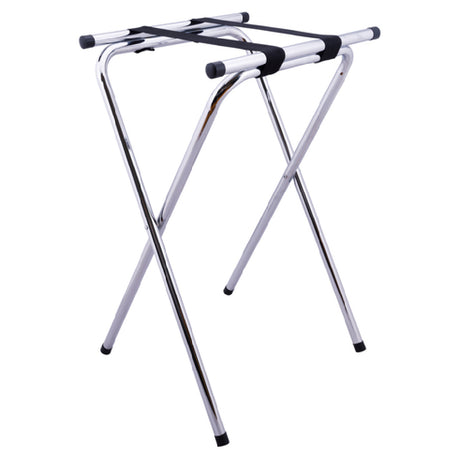 Alegacy Foodservice Products 1586E E™ Economy Folding Tray Stand 19" X 16" X 32" Washable & Replaceable Black Webbing