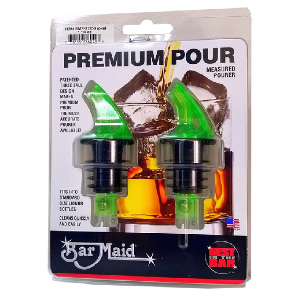 Bar Maid/Glass Pro BMP-2125G Measured Pourer 3 Ball Premium Pour 1-1/4 Oz.