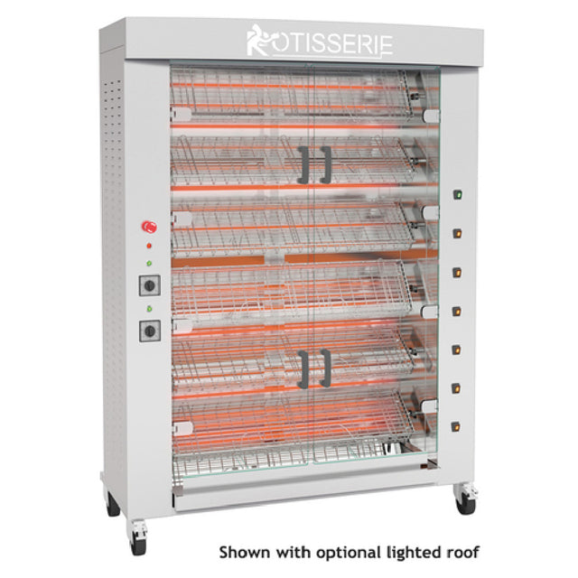 Rotisol FBS1400-6E-SS FlamBoyant SPATCHCOCK Rotisserie Oven Electric Floor Model