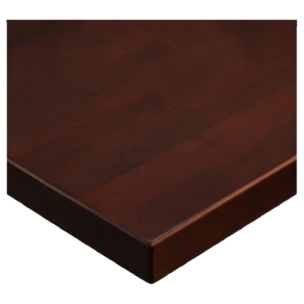 JMC Furniture SOLID WOOD 30X48 DARK MAHOGONY Table Top Indoor Use 30" X 48"