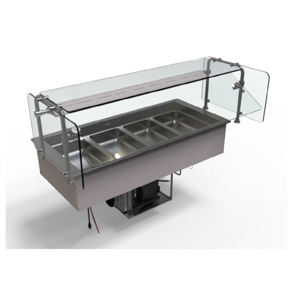 Hatco CWBP-4-BUNDLE BUNDLE: COLD WELL DROP-IN SNEEZE GUARD AND LIGHT. Drop-In Refrigerated Well