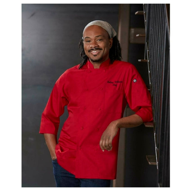 Chef Works JLCL-LIM-XS Morocco Chef Coat Double-breasted 3/4 Sleeves