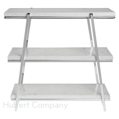 Hubert 10986 - Cerve Collection Shelf Display, 3-tier, 20-7/8"L X 7-1/2"W X 20-11/16"H