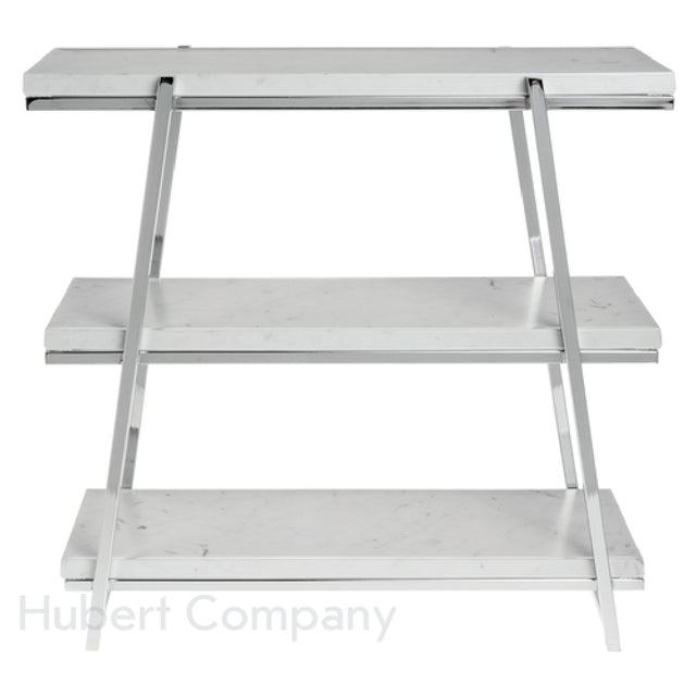 Hubert 10986 - Cerve Collection Shelf Display, 3-tier, 20-7/8"L X 7-1/2"W X 20-11/16"H