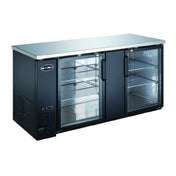 SABA SBB-27-69G Back Bar Cooler Two-section 69-1/8" W