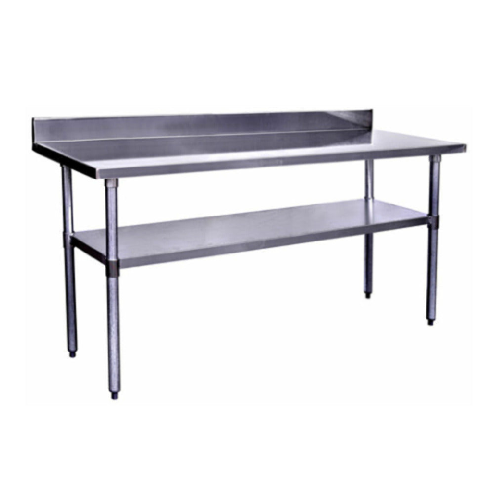 Hubert 28W-180 - Kratos® Work Table, 60"W X 24"D X 38"H, 4" Backsplash