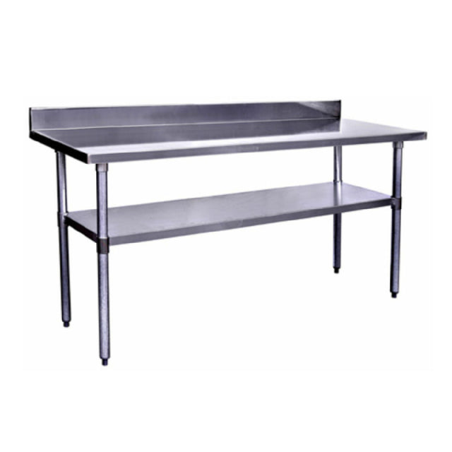 Hubert 28W-180 - Kratos® Work Table, 60"W X 24"D X 38"H, 4" Backsplash