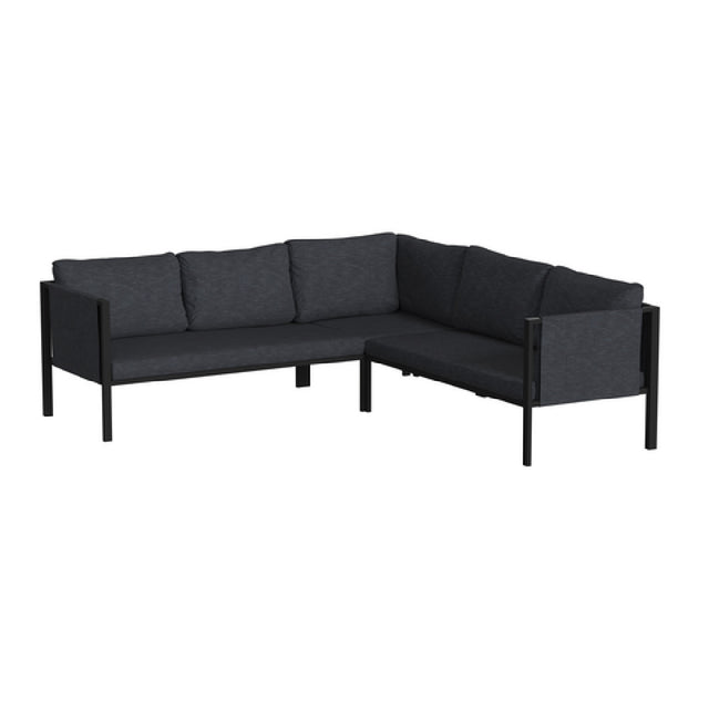 Flash Furniture GM-201108-SEC-CH-GG Lea Patio Sectional 1300 Lb. Weight Capacity