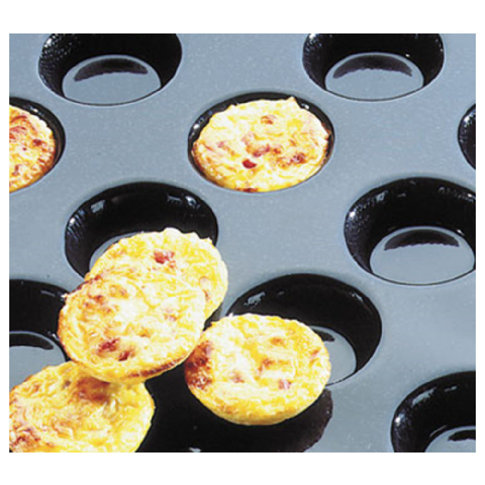 Matfer 336007 Flexipan® Mini Quiche Tartlet Mold 60 Per Sheet 1/3 Oz. Cap.