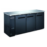 SABA SBB-24-72B Back Bar Cooler Three-section 72-3/4" W