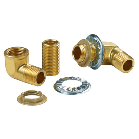 Krowne 21-190L Krowne Wall Faucet Mounting Kit (2) 1/2" NPS Nipples & (2) 1/2" NPT X 1/2" Threaded Ells