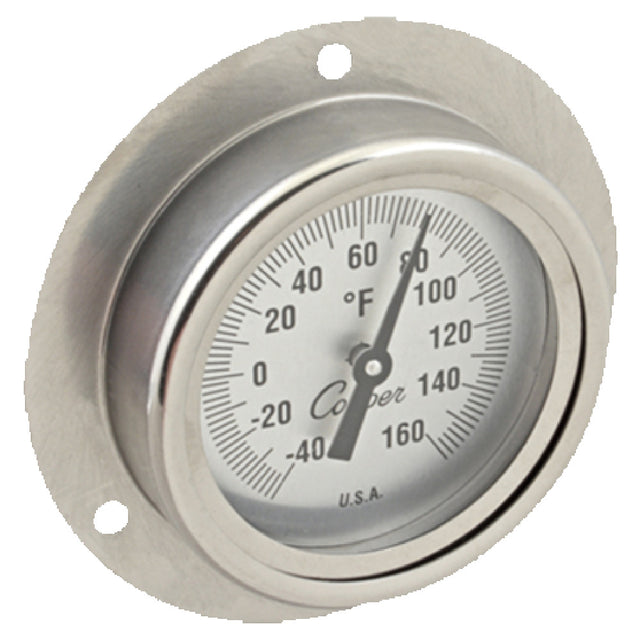 Franklin Machine Products 238-1007 Refrigerator/Freezer Thermometer 2" Dial 3-1/2" Flange