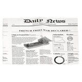 PacknWood 2CHPAPNEWSBL - Paper Liner, 10.6 X 13.8", Microwaveable