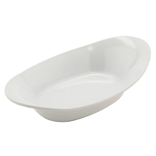 GET Enterprises OVB-3-W Oval Acclaim Ramekin Sauce Cup 3 Oz. 5-3/5" X 3-1/10" X 3/4"