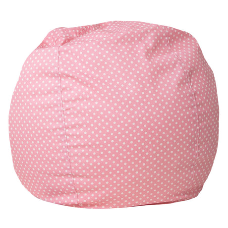 Flash Furniture DG-BEAN-SMALL-DOT-PK-GG Bean Bag Chair Small Removable Slip Cover