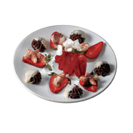 Bon Chef 2454PWHT Plate 10" Aluminum With Ceramic-look Coating