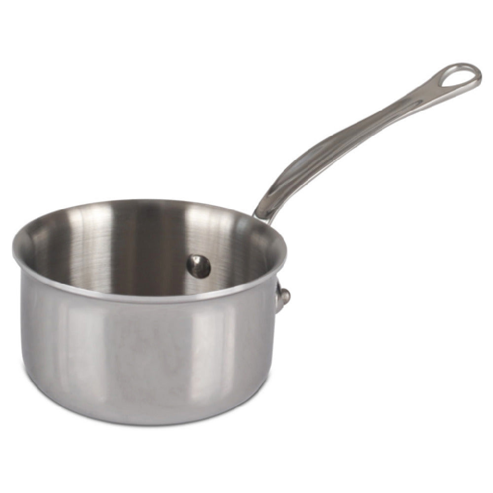 JB Prince S401 12 Mauviel M'Cook Sauce Pan 0.9 Qt. (0.8 Liter) 4.5" Dia. X 5"H