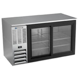 Beverage Air BB58HC-1-F-GS-S - Refrigerated Food Rated Back Bar Storage Cabinet, Two-section