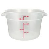 Winco PTRC-12 Storage Container 12 Qt. 12.25" X 14.06" X 8.44"H