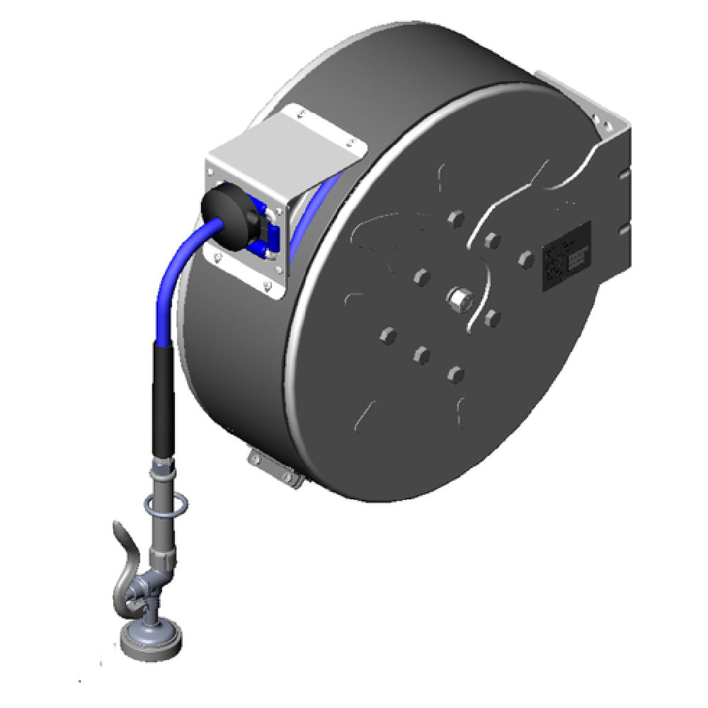 T&S Brass B-7142-C01M Hose Reel System Enclosed 3/8" X 50' Hose With 1.15 GPM Spray Valve