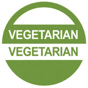 Hubert 59847 - Dietary Label, "Vegetarian", 1" Dia.
