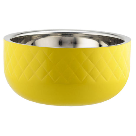 Bon Chef 9319DIYELLOW Cold Wave Bowl 3.5 Qt. 9-7/8" Dia. X 4-3/4"H