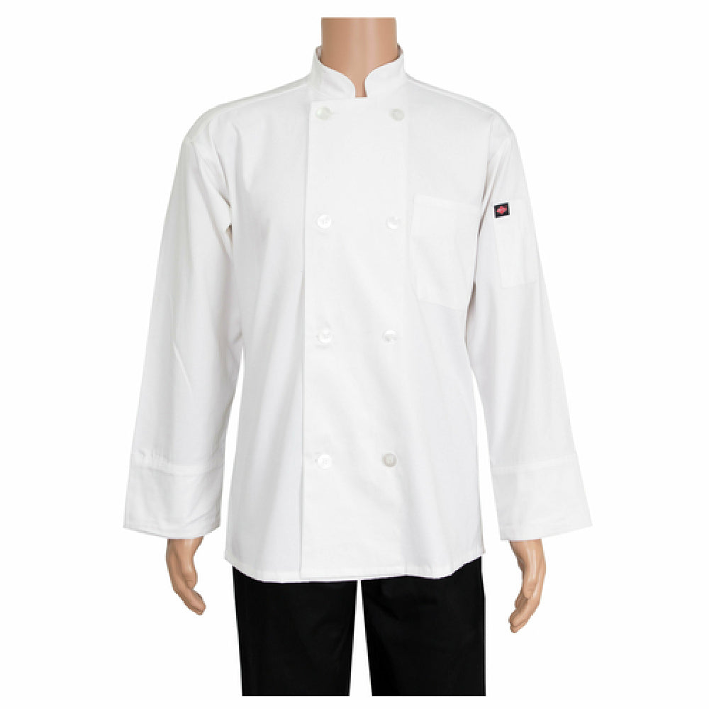 John Ritzenthaler Company RZEC81X Ritz® Kitchen Wears™ Economy Chef's Coat 8-button Long Sleeve