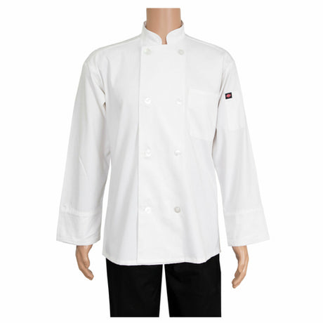 John Ritzenthaler Company RZEC81X Ritz® Kitchen Wears™ Economy Chef's Coat 8-button Long Sleeve