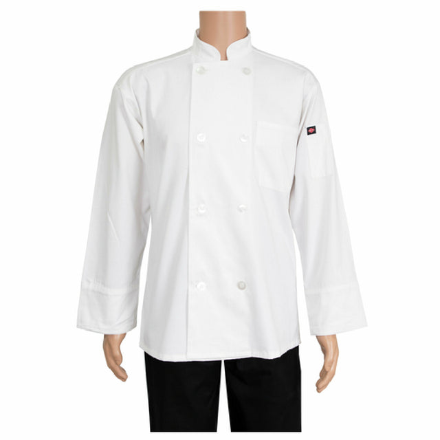 John Ritzenthaler Company RZEC8M Ritz® Kitchen Wears™ Economy Chef's Coat 8-button Long Sleeve