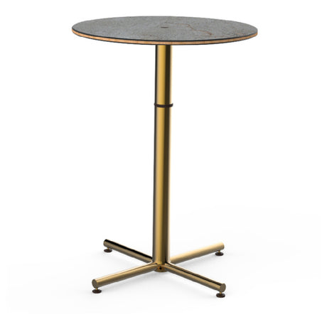 Steelite MGCPBR01GBXX Mogogo Buffet Solutions Polo Bar Table 30" Dia. X 42"H Round