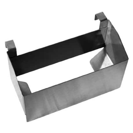 Glastender DWR-12 Dry Waste Chute Stainless Steel Construction ETL-Sanitation (bolts To The Front Skirt Of Underbar Equipment Or Clips To The Rail Of A Single Speedrail Cannot Be Used On Cabinets Glass Racks Or Ice Cream Freezers)