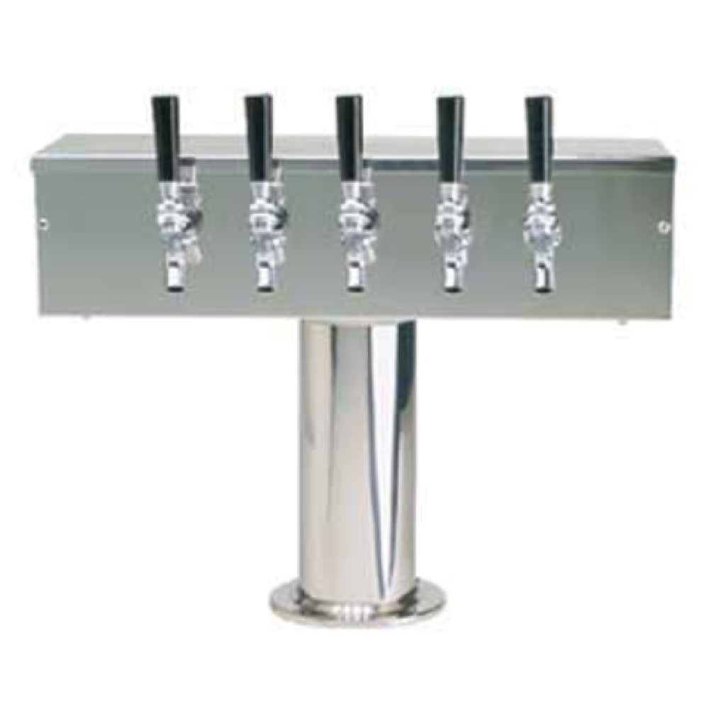 Micro Matic DS-355-PSSKR T Style Draft Beer Tower Countertop 20"W X 15-1/2"H