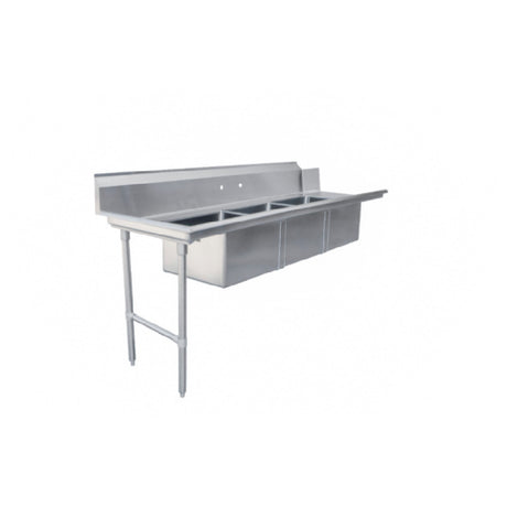 Omcan 48497 (48497) Soiled Dishtable Straight Design 84"W X 30"D X 44"H