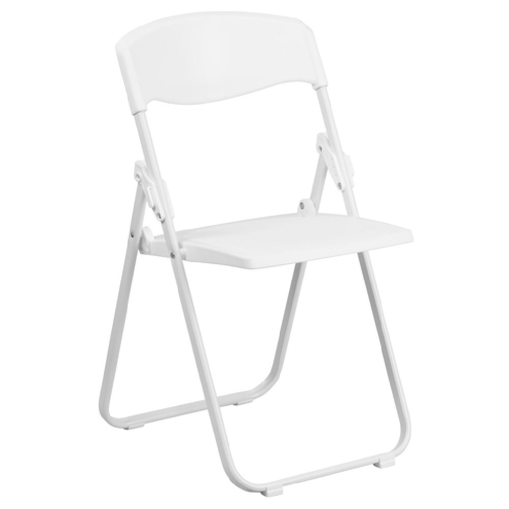 Flash Furniture RUT-I-WHITE-GG Hercules Series Folding Chair 880 Lb. Weight Capacity