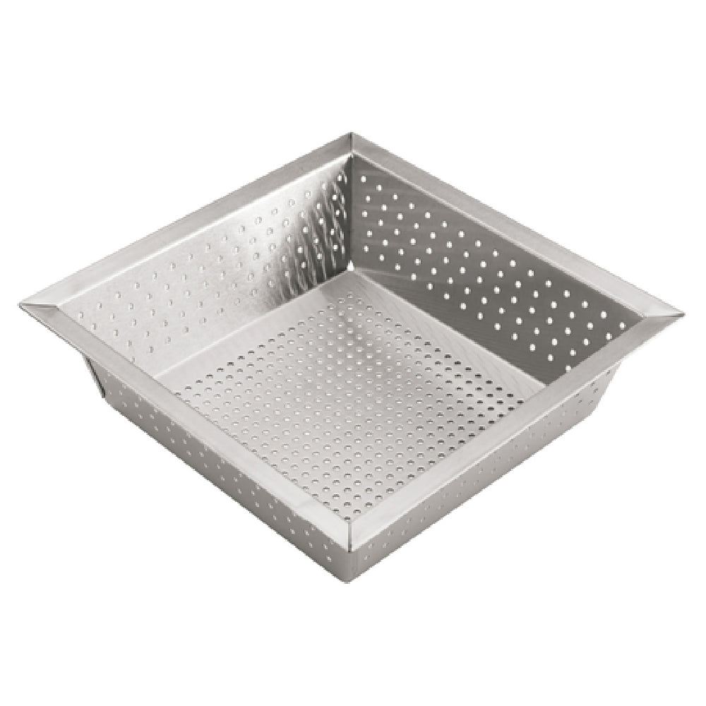 Winco FDS-1010 Floor Drain Strainer 10"L X 10"W X 2-5/8"H 3/4" Flanged Top Rim