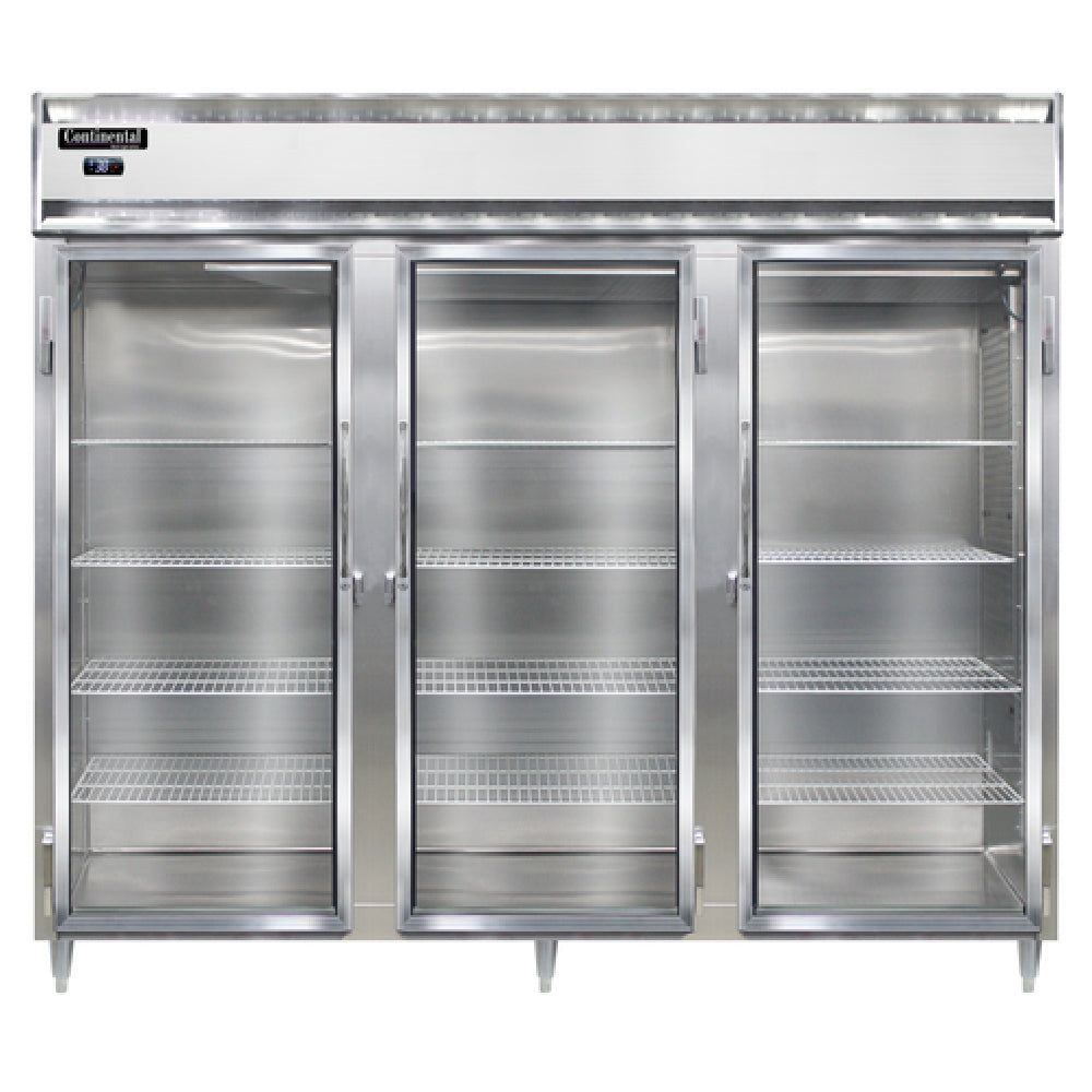 Continental Refrigerator D3RENGD Designer Line Wide Refrigerator Reach-in 85-1/5"W