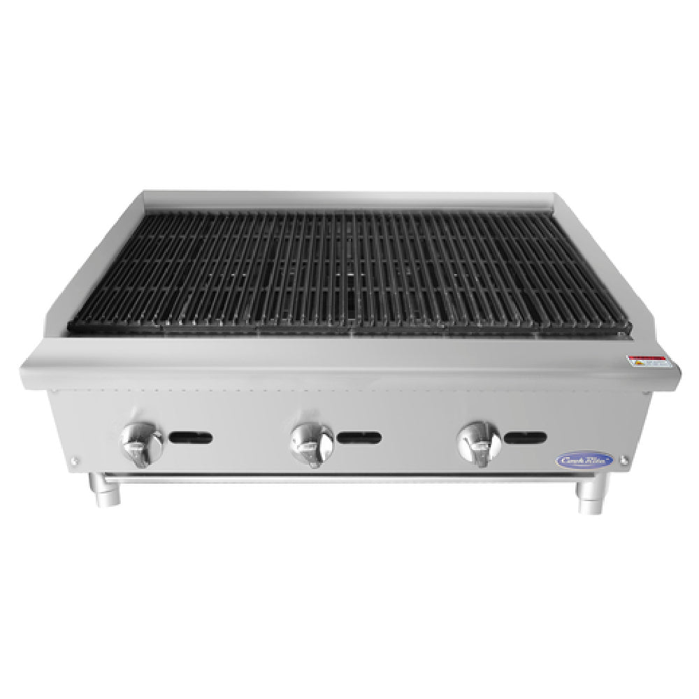 Atosa ATRC-36 CookRite Heavy Duty Radiant Charbroiler Natural Gas Countertop