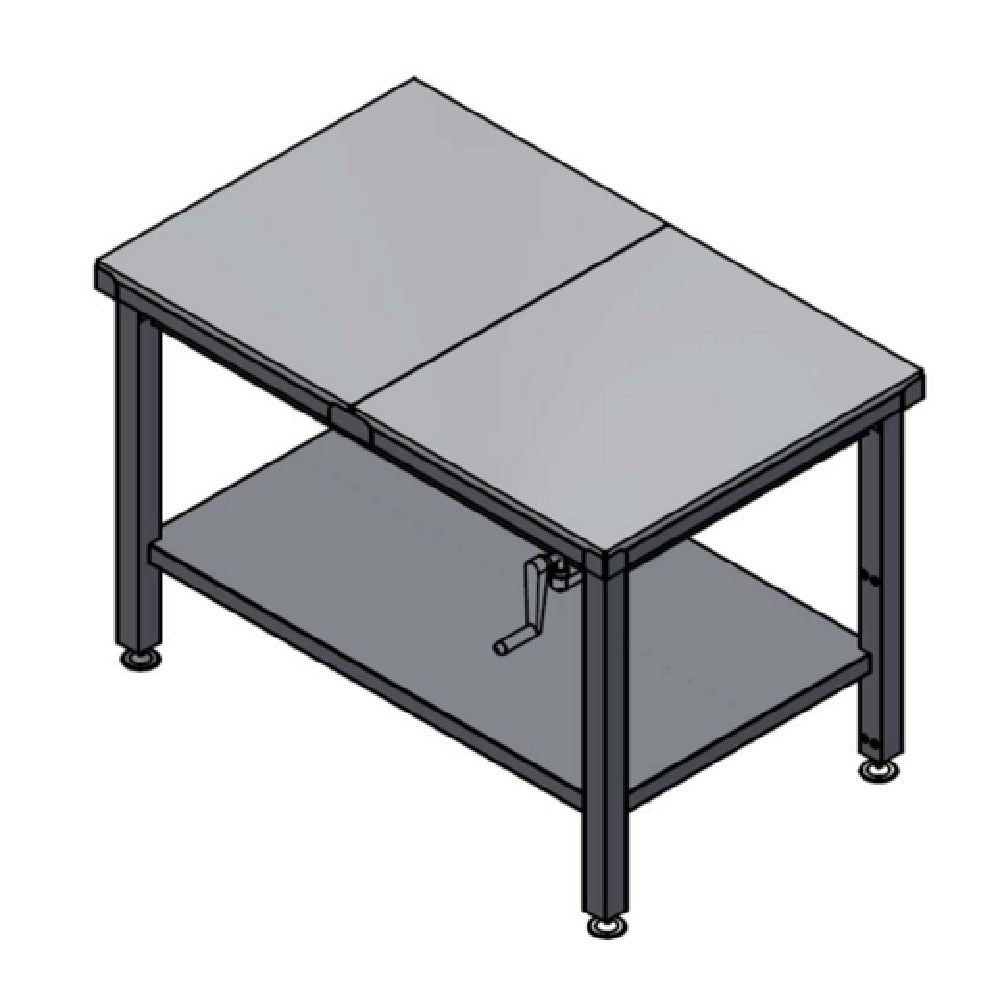Winholt DTS-3072H32-ADJ-9-PT - Work Table, 72"W X 30"D X 41"H, 1300 Lbs. Capacity
