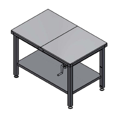 Winholt DTS-3072H32-ADJ-9-PT - Work Table, 72"W X 30"D X 41"H, 1300 Lbs. Capacity