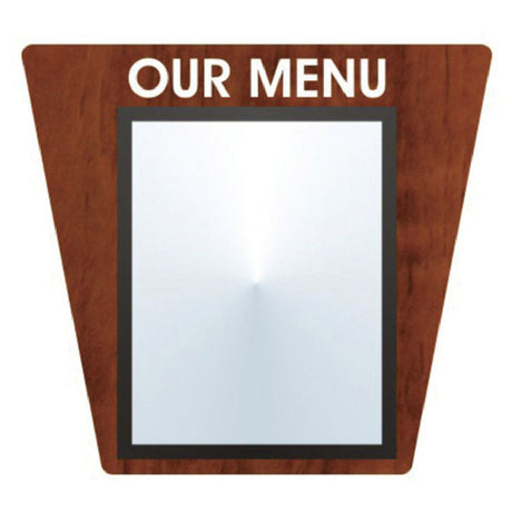Hubert 14974 - Menu Board, 1-pocket, Wall-mount