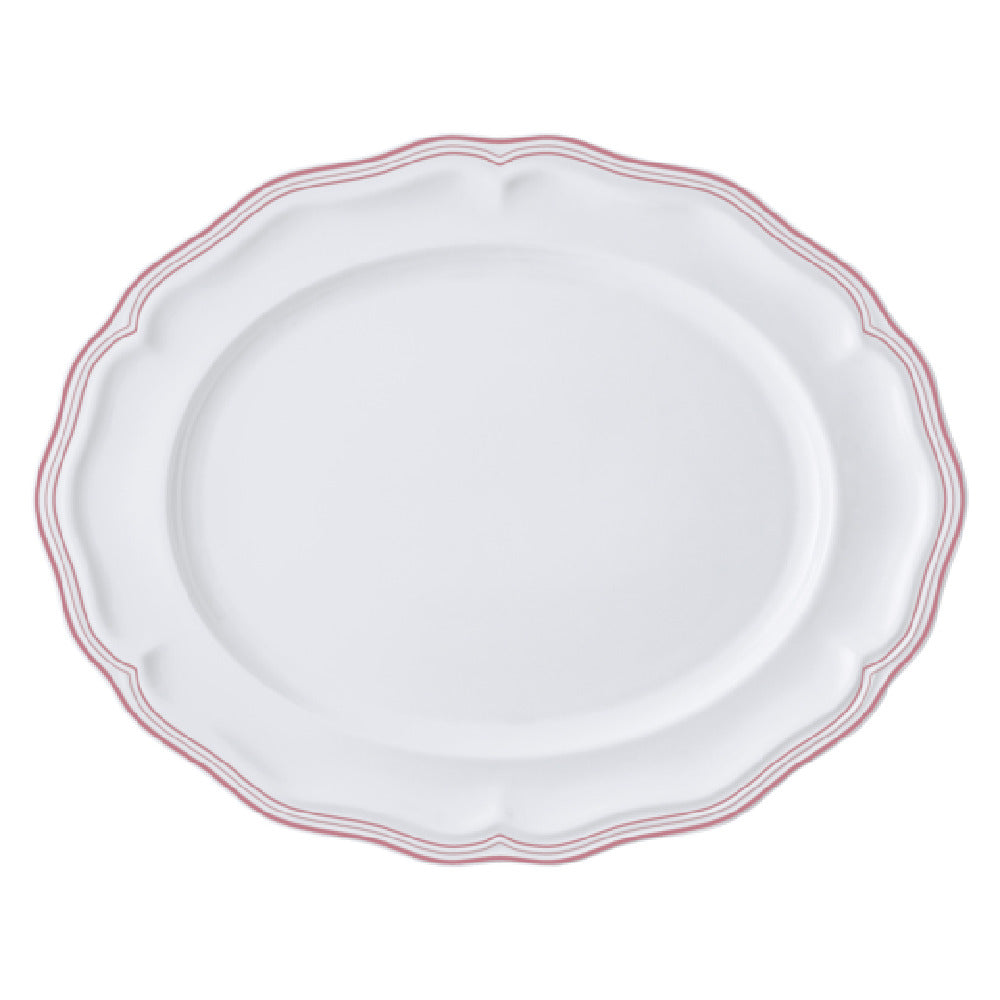 Steelite 62583FP817 Oval Platter 13.0" X 10.5" X 1.0" Adelina