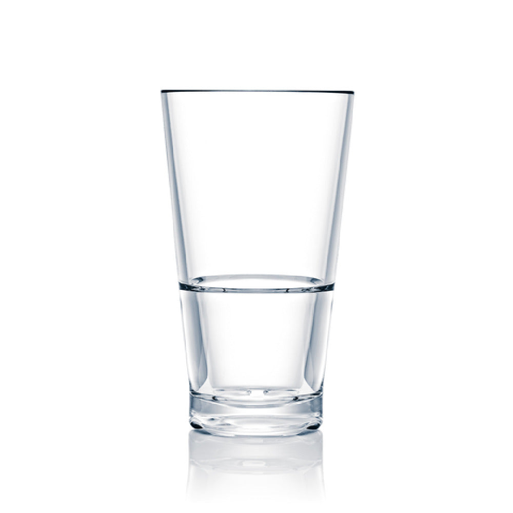 Steelite N710143 Strahl® CapellaStack Beverage 14-1/2 Oz. (H 6" M 3-1/4" T 3-1/4" B 2-3/8") Shatter Proof