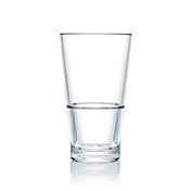 Steelite N710143 Strahl® CapellaStack Beverage 14-1/2 Oz. (H 6" M 3-1/4" T 3-1/4" B 2-3/8") Shatter Proof