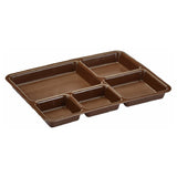 Cambro 1411CP167 Tray-on-Tray Meal Delivery Tray 5-compartment 14-3/8"L X 10-9/16"W X 1-1/4"D