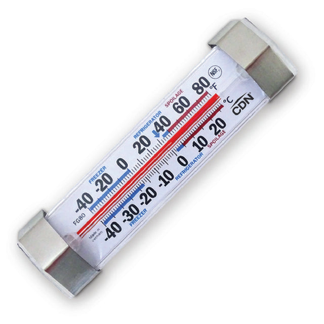 CDN FG80 Refrigerator/Freezer Thermometer 40 To +80°F (-40 To +27°C) Target Range Indication