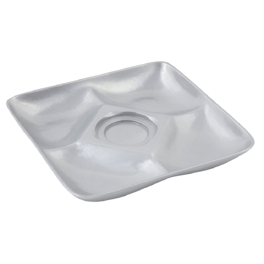Bon Chef 9200 - Buffet Display Tray, 11-3/16" X 11-3/16", 5-compartment